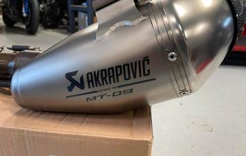 Akrapovic Titanium - Yamaha MT09 - XSR 900 - Tracer 900 beschikbaar voor biedingen