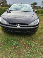 206 met mooie velgen, Auto's, Voorwielaandrijving, Stof, 1360 cc, Zwart