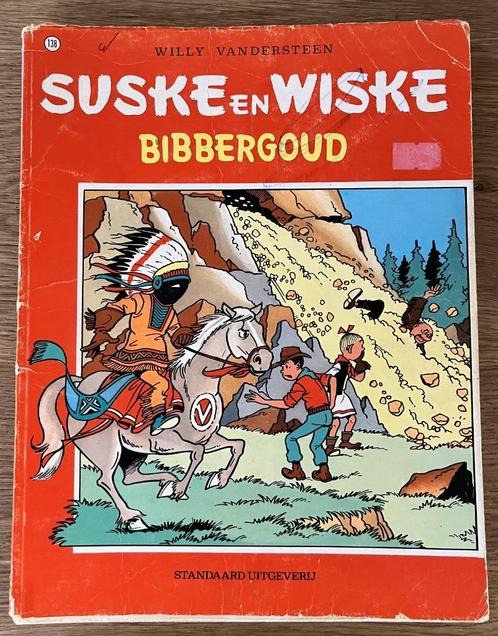 Suske et Wiske - Bibbergoud -138 (1984) Bande dessinée, Livres, BD, Utilisé, Une BD, Enlèvement ou Envoi