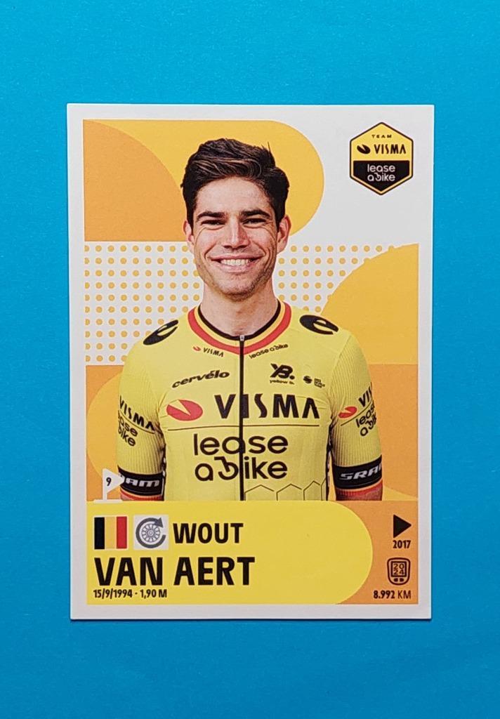 Wout Van Aert Panini sticker Tdf 2025, Verzamelen, Stickers, Nieuw, Verzenden