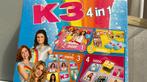 K3 4 in 1, Hobby & Loisirs créatifs, Jeux de société | Jeux de cartes, 1 ou 2 joueurs, Studio 100, Enlèvement ou Envoi, Neuf