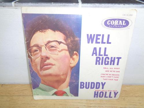 Buddy Holly EP "Well...All Right" [Australië-1961], CD & DVD, Vinyles Singles, Utilisé, EP, Pop, 7 pouces, Envoi