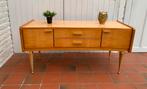 Vintage Scandinavisch klein dressoir/lage kast, Huis en Inrichting, Ophalen, Gebruikt, Metaal