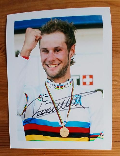 Gesigneerde foto van Tom Boonen., Sport en Fitness, Wielrennen, Nieuw, Verzenden