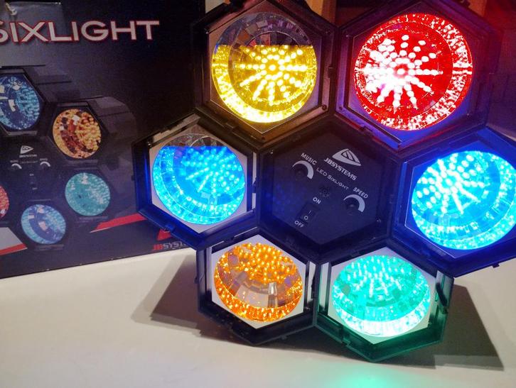 LED Sixlight lichtorgel, Muziek en Instrumenten, Licht en Laser, Zo goed als nieuw, Ophalen