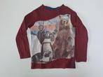 Mt 104 Bordeaux T-shirt lange mouwen beer, pinguïns, tijger, Gebruikt, Ophalen of Verzenden, Someone, Shirt of Longsleeve