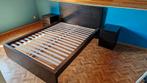 Bed (140x200) + lattoflex + 2 nachtkastjes, Huis en Inrichting, Slaapkamer | Bedden, Ophalen, Gebruikt