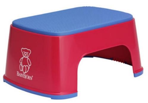 BabyBjörn – opstapje, opstapkrukje rood/blauw – step stool, Kinderen en Baby's, Kinderspulletjes, Nieuw, Ophalen of Verzenden