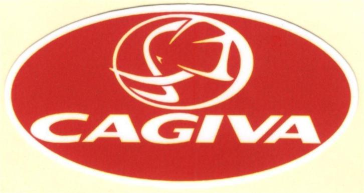Cagiva sticker #8, Motoren, Accessoires | Stickers, Verzenden