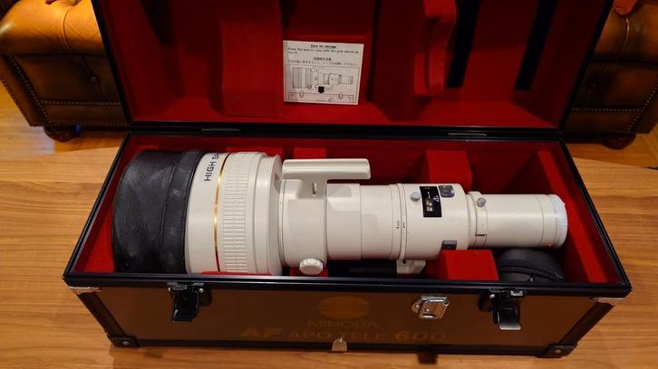 Minolta 600mm APO F4, Audio, Tv en Foto, Foto | Lenzen en Objectieven, Zo goed als nieuw, Telelens, Ophalen