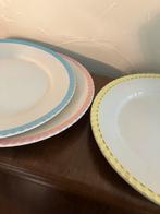 Set van 3 Digoin France borden  Ø 24 cm '60, Ophalen, Porselein, Bord(en)