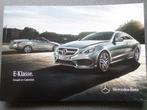 Brochure de la Mercedes Classe E Coupé et Cabriolet 2013, Envoi, Mercedes