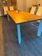 Eiken tafel 2,60 x 1m, Ophalen of Verzenden, Gebruikt