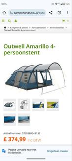 4pp tent outwell, Caravans en Kamperen, Tenten, Zo goed als nieuw