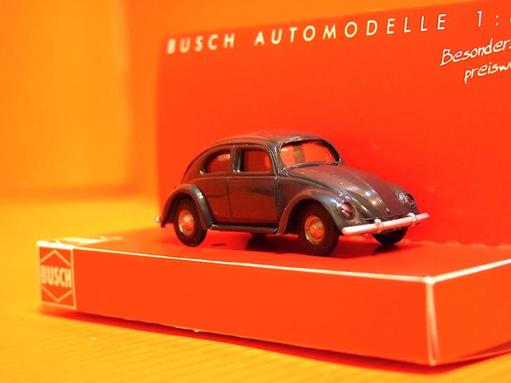 VW BEETLE auto - Busch - H0 - 1:87, Hobby en Vrije tijd, Modelauto's | 1:87, Nieuw, Auto, Rietze, Ophalen of Verzenden