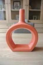 Oranje retro vaas/design uit de jaren 60, Ophalen, Zo goed als nieuw, Oranje