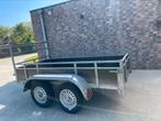 Dubbelasser aanhangwagen 255x125 ongeremd 750 gegalvaniseerd, Ophalen, Zo goed als nieuw