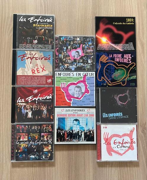 Collection Les Enfoirés 11 cd 1993-2005, CD & DVD, CD | Chansons populaires, Enlèvement ou Envoi