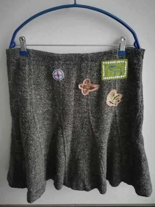 Winterse rok van Essentiel Antwerp Maat 42, Kleding | Dames, Rokken, Gedragen, Maat 42/44 (L), Grijs, Knielengte, Ophalen of Verzenden