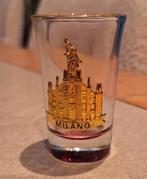 Verre à shot collection Milan, Enlèvement