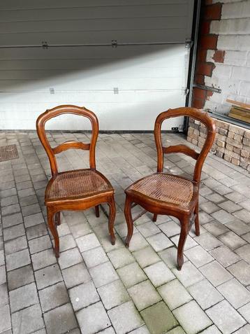 2 Authentieke eiken stoelen - Handgemaakt