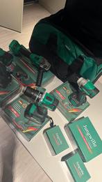 Nieuwe Jungwille 18V Accuset met 4 Machines + Accu’s & Tas, Doe-het-zelf en Bouw, Ophalen, Nieuw