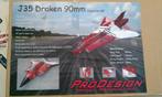 ProDesign J-35 Saab Draken Composite (90mm EDF), Hobby en Vrije tijd, Modelbouw | Radiografisch | Vliegtuigen, Ophalen, Gebruikt