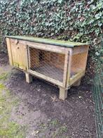 Konijnenhok meranti, Dieren en Toebehoren, Ophalen, Zo goed als nieuw, Hok