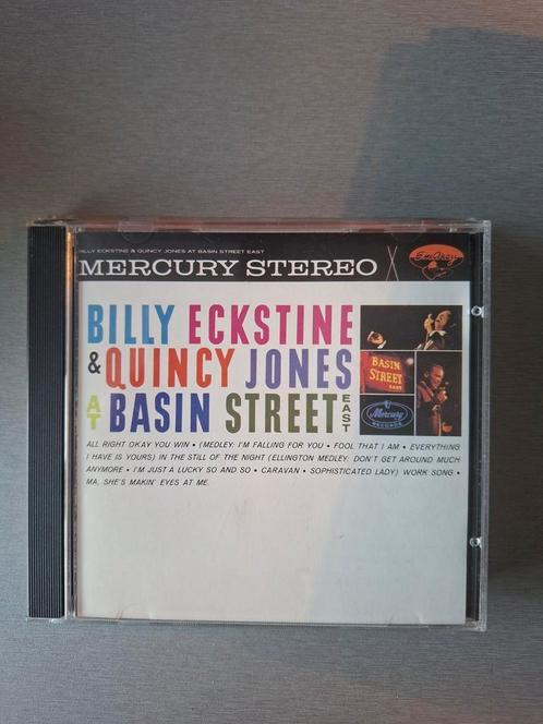 Cd. Billy Eckstine & Quincy Jones. At Basin Street., Cd's en Dvd's, Cd's | Jazz en Blues, Jazz, Ophalen of Verzenden