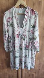 Witte jurk met bloemenprint Terra di Siena, Terra di Siena, Ophalen of Verzenden, Zo goed als nieuw, Wit
