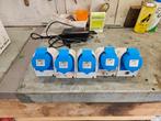 5 x 3 phase stopcontacten, Ophalen of Verzenden, Zo goed als nieuw