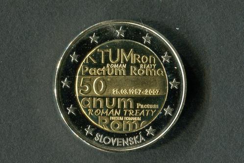 Slovenië 2007 2 euro valutatest 50 jaar Verdrag  Roma, Postzegels en Munten, Munten | Europa | Euromunten, Setje, 2 euro, Slovenië