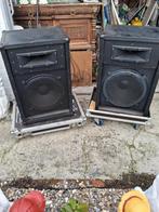 koppel luidsprekerboxen, Audio, Tv en Foto, Luidsprekerboxen, Gebruikt, 120 watt of meer, Front, Rear of Stereo speakers, Ophalen