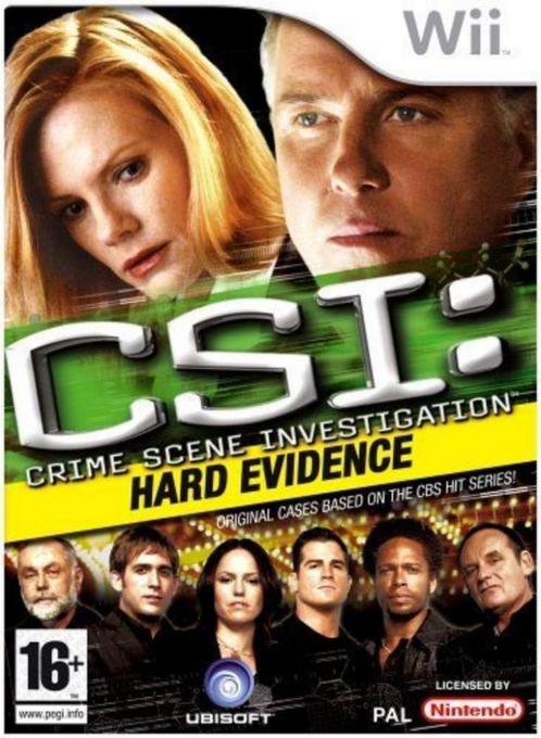 CSI Crime Scene Investigation Hard Evidence, Consoles de jeu & Jeux vidéo, Jeux | Nintendo Wii, Utilisé, Aventure et Action, 1 joueur