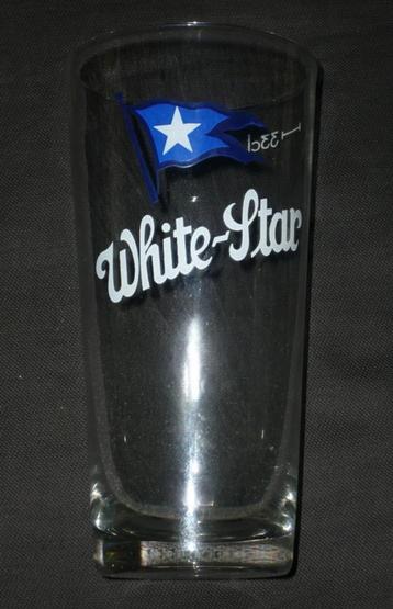 BIERGLAS 33 CL WHITE STAR beschikbaar voor biedingen