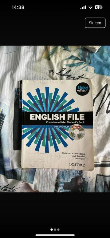 English file, Livres, Enlèvement