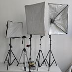 Softboxen + statiefen set, Ophalen, Gebruikt, Lamp of Flitsset