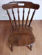 Houten stoelen met spijlen, Vijf, Zes of meer stoelen, Gebruikt, Bruin, Hout
