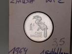 Zambia 1 shilling 1964 km2 unc, Timbres & Monnaies, Monnaies | Afrique, Enlèvement ou Envoi, Zambie