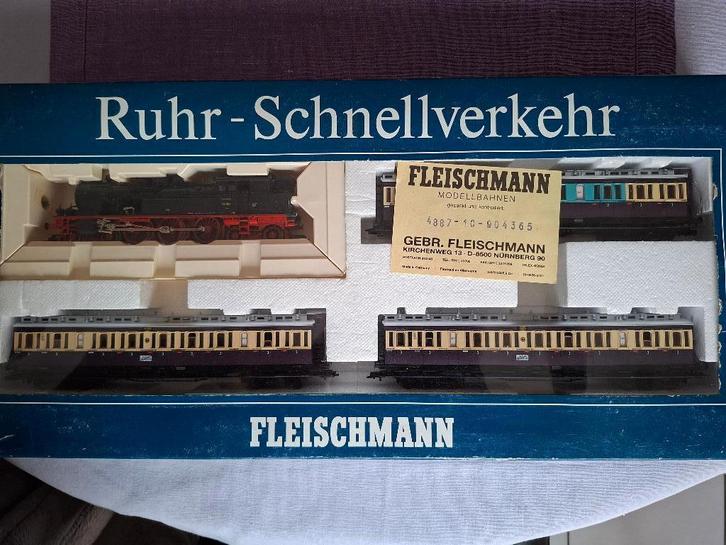 Fleischmann HO set 4887, Hobby & Loisirs créatifs, Trains miniatures | HO, Comme neuf, Set de Trains, Fleischmann, Analogique