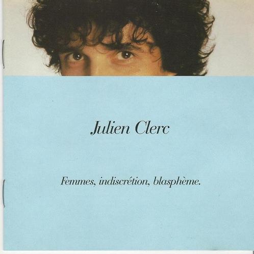 Julien Clerc ‎– Femmes, Indiscrétion, Blasphème = 5,99, Cd's en Dvd's, Cd's | Franstalig, Zo goed als nieuw, Verzenden
