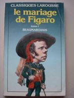 3. Beaumarchais Le mariage de Figaro Tome I Classiques Larou, Gelezen, Europa overig, Pierre Beaumarchais, Verzenden
