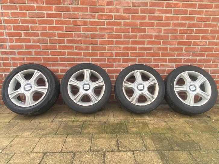 Seat Velgen, Auto-onderdelen, Banden en Velgen, Banden en Velgen, All Season, 15 inch, 195 mm, Personenwagen, Gebruikt, Ophalen