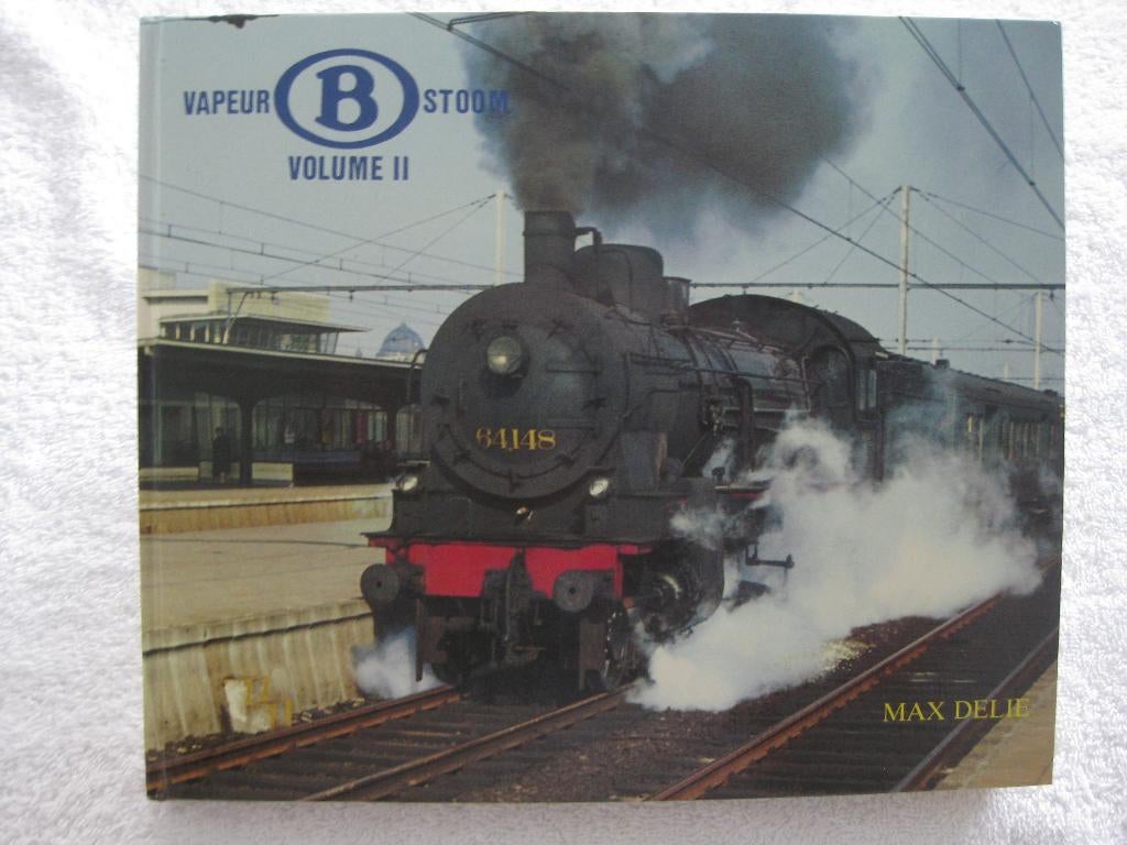 NMBS SNCB — stoomlocomotieven — Max Delie - 1987, Verzamelen, Spoorwegen en Tram, Gebruikt, Trein, Ophalen of Verzenden