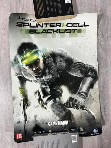 Poster Splinter Cell Blacklist recto-verso, Enlèvement ou Envoi, Comme neuf