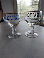 2 magnifique verres Orval écriture Gothique, Collections, Marques de bière, Enlèvement ou Envoi, Comme neuf