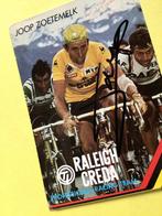 Wielerkaart 1980 tour de france joop zoetemelk signe, Sport en Fitness, Wielrennen, Verzenden, Zo goed als nieuw