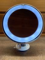 Make-Up spiegel met LED verlichting, Ophalen, Zo goed als nieuw, Rond