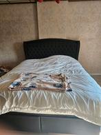 2 boxspring, Ophalen, Gebruikt, Grijs