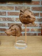 sculpture animalière chene  19, Antiek en Kunst, Kunst | Beelden en Houtsnijwerken, Ophalen of Verzenden